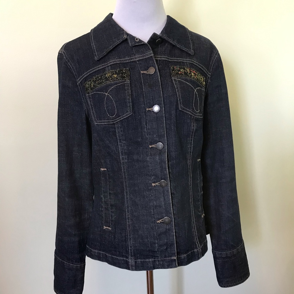 Calvin Klein Jeans Denim Embellished Jean Jacket